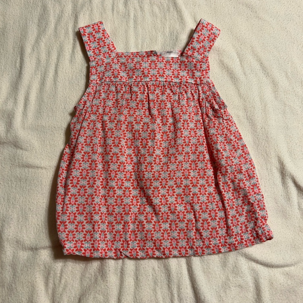 Carter's Red Floral Kids Blouse